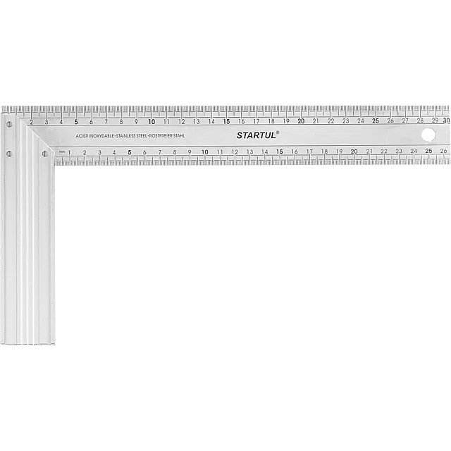 Угольник Startul Profi ST3525-030 столярный сталь/алюминий 300 мм