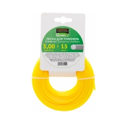 Леска Startul Garden ST6050-30 3 мм*15 м шестигранное сечение