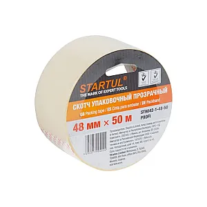 Скотч упаковочный Startul Profi ST9042-1-48-50 48 мм*50 м прозрачный