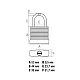 Замок навесной Startul Profi ST9087-50 50 мм