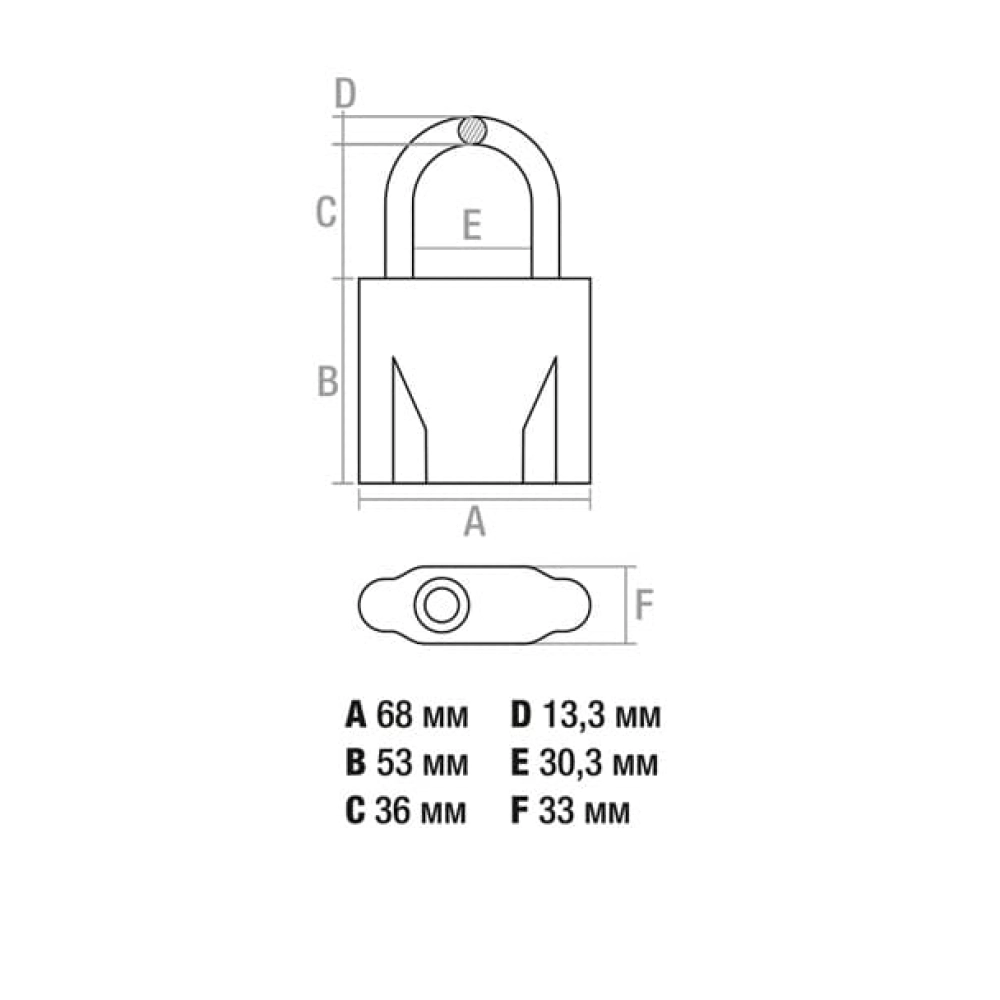 Замок навесной Startul Master ST9093-70 70 мм Замок навесной Startul Master ST9093-70 70 мм