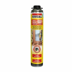 Пена монтажная Soudal 115003 Окна двери профессиональная зимняя 750 мл