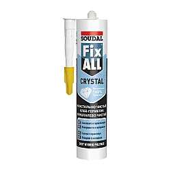 Клей герметик гибридный Soudal Fix All Crystal прозрачный 290 мл
