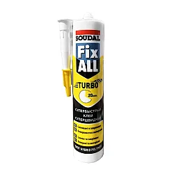 Клей герметик гибридный Soudal Fix All Turbo белый 290 мл