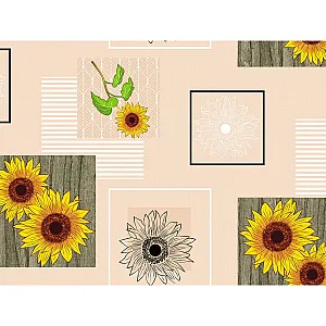 Клеенка столовая Perfecto Linea Deco 11-165190 нетканая основа с ПВХ покрытием 130 см