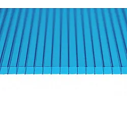 Поликарбонат сотовый Plastilux Ultramarin 4*2100*6000 мм бирюза