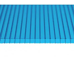 Поликарбонат сотовый Plastilux Ultramarin 4*2100*6000 мм бирюза