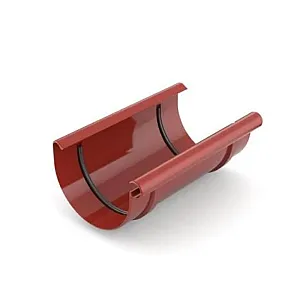 Муфта желоба Ines красный 125 мм