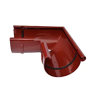 Угловой элемент Ines внешний красный 125 мм