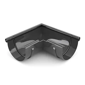 Угловой элемент Ines внешний графит 125 мм