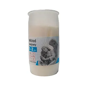 Свеча вставка SAS OL-23 ритуальная пластмассовая