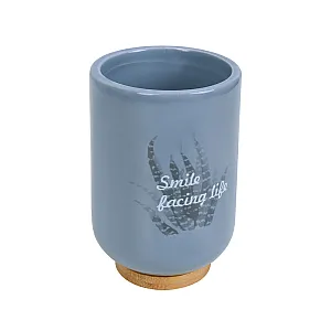 Стакан косметический Bisk Folio 05596 серый