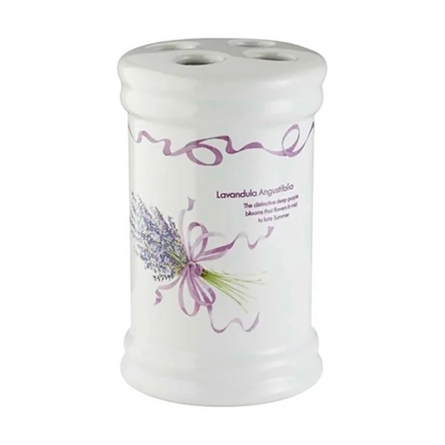 Стакан для щеток Bisk Lavender 05659 керамика Стакан для щеток Bisk Lavender 05659 керамика