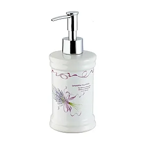 Дозатор для жидкого мыла Bisk Lavender 05660 керамика