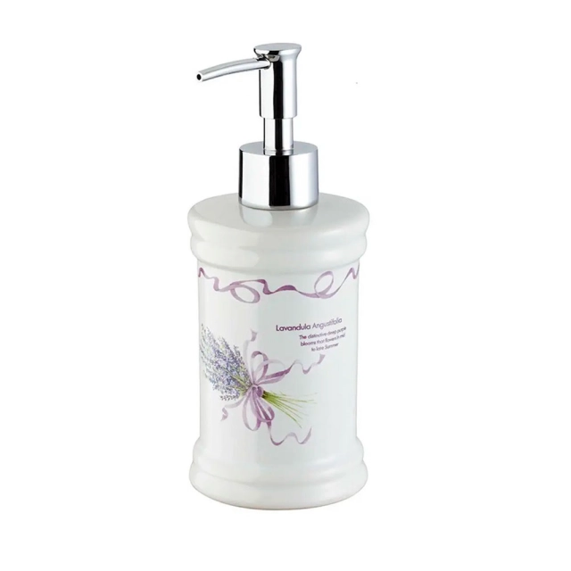 Дозатор для жидкого мыла Bisk Lavender 05660 керамика Дозатор для жидкого мыла Bisk Lavender 05660 керамика