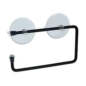 Держатель для туалетной бумаги Bisk Niagara 08261 на присосках черный