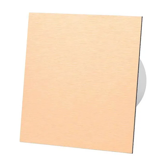 Панель декоративная AirRoxy 01-169 dRim для вентиляторов алюминиевое золото пластик 100/125 мм