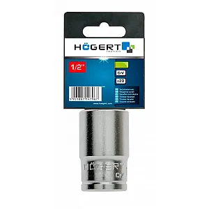 Головка торцевая Hoegert HT1A222 шестигранная 1/2