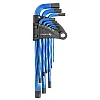 Ключи шестигранные Hoegert HT1W805 согнутые 9 шт