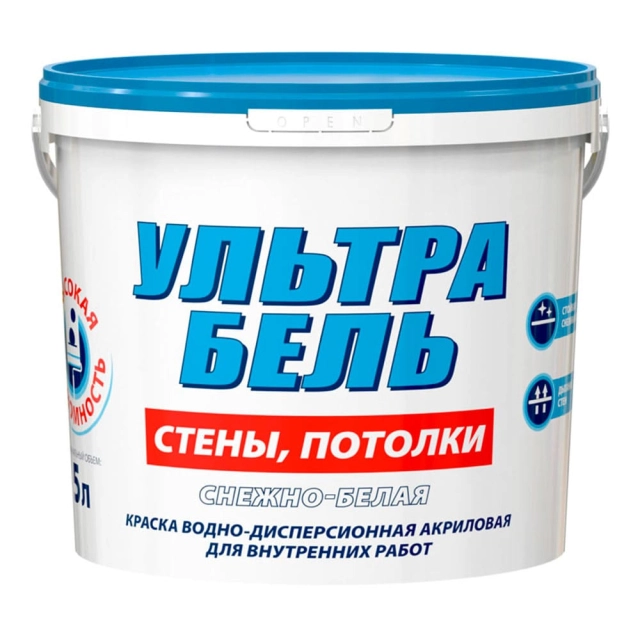 Краска Sniezka Ультра Бель снежно-белая 5 л Краска Sniezka Ультра Бель снежно-белая 5 л