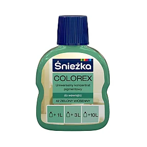 Универсальный пигментный концентрат Sniezka Colorex 42 зеленый весенний 100 мл