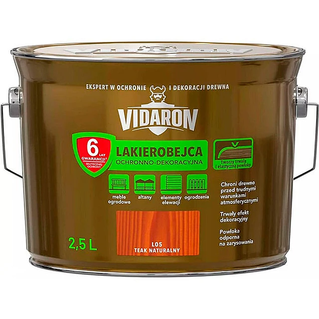 Лакоморилка Vidaron Lakierobejca L05 тик натуральный 2.5 л Лакоморилка Vidaron Lakierobejca L05 тик натуральный 2.5 л
