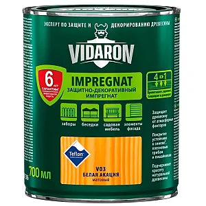 Защитно-декоративный Импрегнат Vidaron V03 белая акация 0.7 л