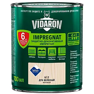 Защитно-декоративный Импрегнат Vidaron V17 дуб беленый 0.7 л