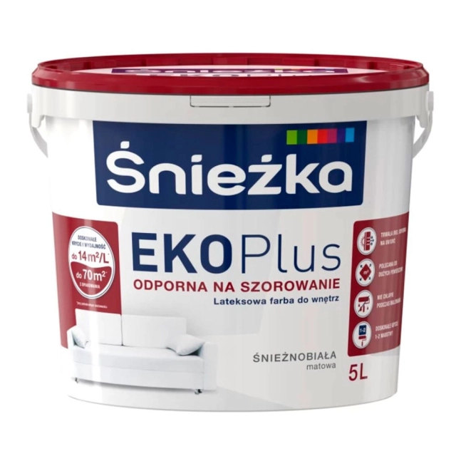 Краска Sniezka Eco Plus 5 л Краска Sniezka Eco Plus 5 л