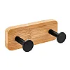 Вешалка Jotta Scandic 8350729 настенная бамбуковая на 2 крючка 12*4.5*4.5 см