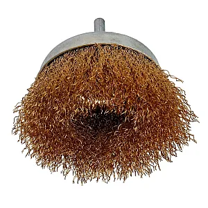 Щетка торцевая Faster Tools 1696 65 мм латунная со стерженем