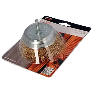 Щетка торцевая Faster Tools 1696 65 мм латунная со стерженем