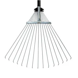 Грабли веерные Faster Tools 2544 раздвижные с металлическим черенком