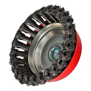 Щетка чашечная Faster Tools 2765 M14 65 мм крученная проволока