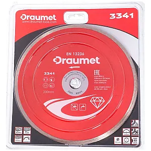 Диск алмазный Draumet Premium 3341 сплошной 230 мм