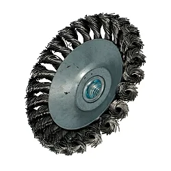 Щетка угловая Faster Tools 3531 M14 80 мм плетенная стальная