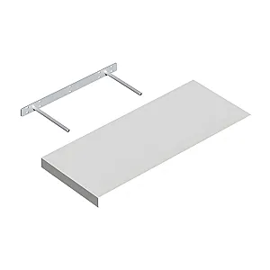 Полка Domax FS 60/24 BI 65080 со скрытым креплением 595*235 мм белая