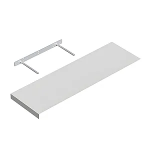 Полка Domax FS 80/24 BI 65110 со скрытым креплением 795*235 мм белая