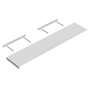 Полка Domax FS 118/24 BI 65140 со скрытым креплением 1180*235 мм белая