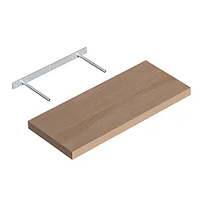 Полка Domax FS 60/24 DB 65087 со скрытым креплением 595*235 мм беленый бук