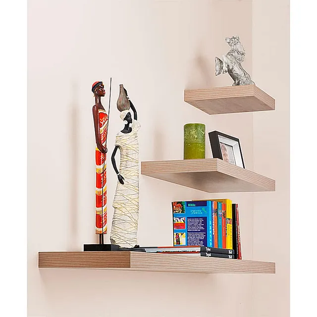 Полка Domax FS 80/24 DB 65117 со скрытым креплением 795*235 мм беленый бук