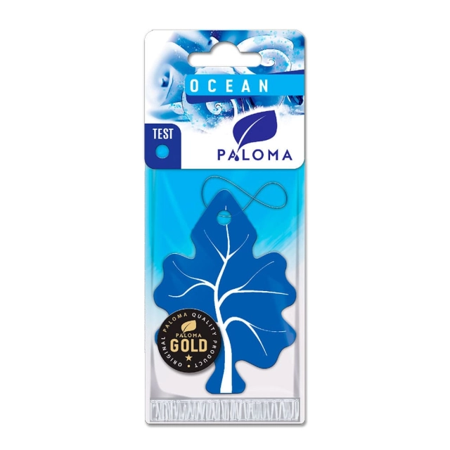 Ароматизатор автомобильный бумажный Paloma Gold Ocean Ароматизатор автомобильный бумажный Paloma Gold Ocean