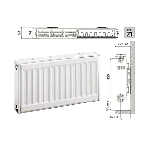 Радиатор Prado Classic 21*500*600 мм