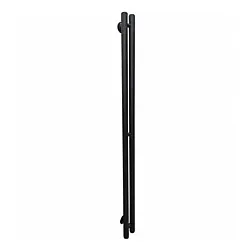 Полотенцесушитель Terminus Duo стойка круг RAL9003/9005 70*1200 мм