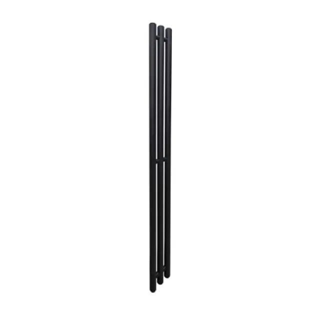 Полотенцесушитель Terminus Trio стойка круг RAL9003/9005 120*1200 мм
