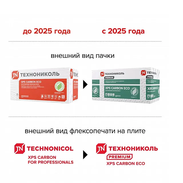 Пенополистирол ТехноНиколь Carbon Eco FAS/2 S/2 1180*580*30L мм