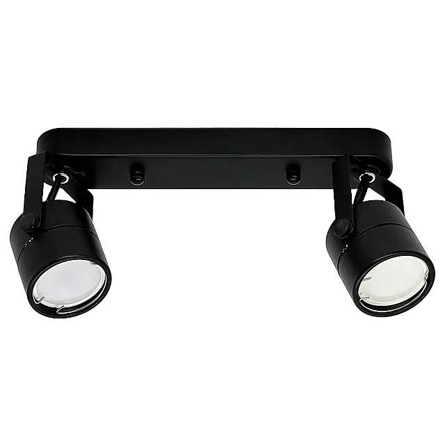 Светильник накладной TruEnergy Focus 21352 двойной поворотный спот под лампы 2*GU10 круг металл черный