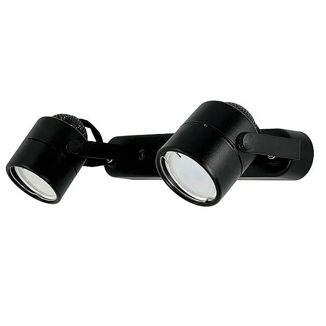 Светильник накладной TruEnergy Focus 21352 двойной поворотный спот под лампы 2*GU10 круг металл черный