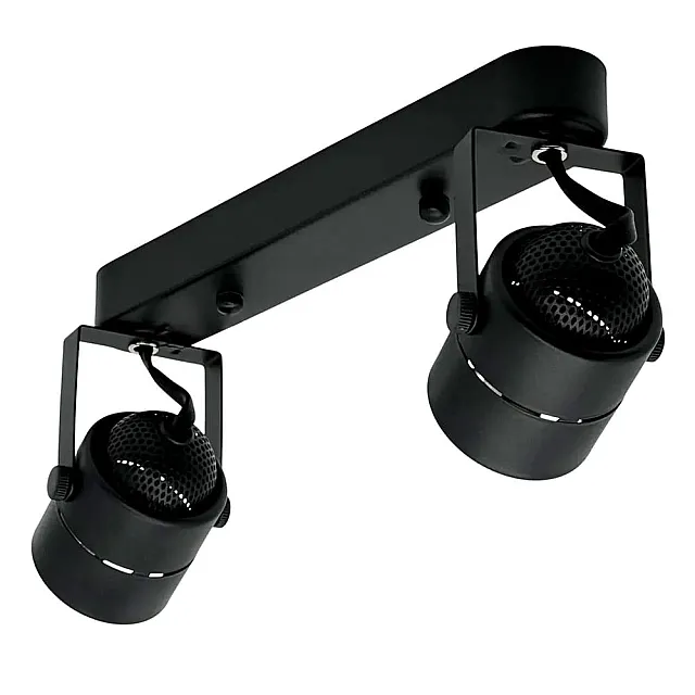 Светильник накладной TruEnergy Focus 21352 двойной поворотный спот под лампы 2*GU10 круг металл черный