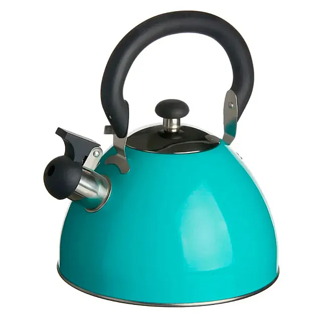 Чайник Катунь КТ-106F со свистком бирюзовый 2.5 л